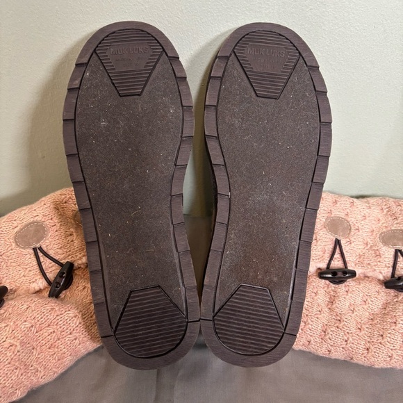 Muk Luks Felicity Boots-Blush Pink Knit-Women Size 10 - Picture 10 of 11